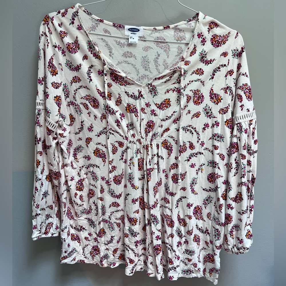 Old Navy Floral Maternity Top